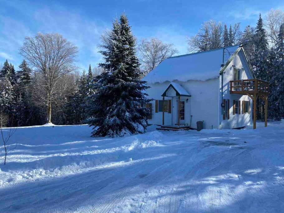 Le Jazz- Chalet Rustique/Chic Avec Spa Notre-Dame-Des-Bois Exterior foto
