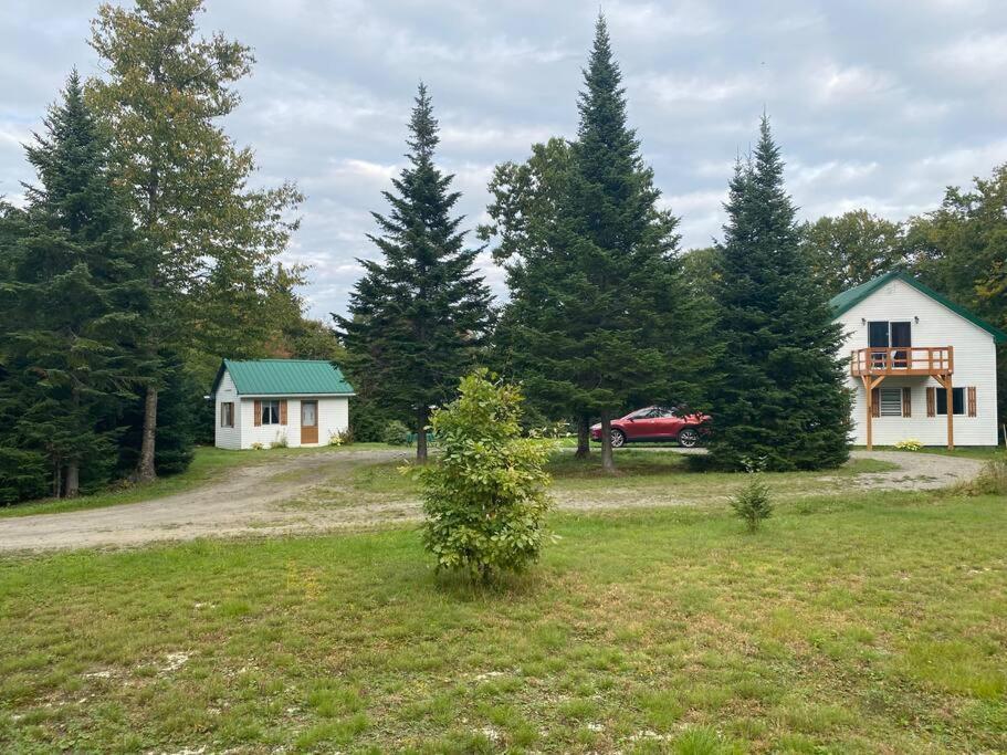 Le Jazz- Chalet Rustique/Chic Avec Spa Notre-Dame-Des-Bois Exterior foto